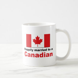 カナダ人に幸福に結婚した コーヒーマグカップ