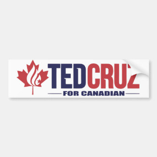 カナダ人のためのテッドCruz バンパーステッカー