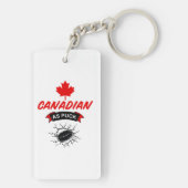 カナダ人のパック キーホルダー (裏面)