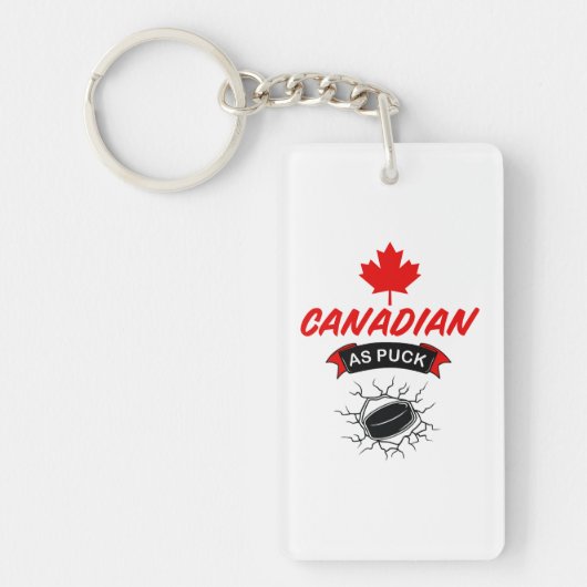カナダ人のパック キーホルダー (正面)