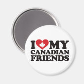 カナダ人の友達が大好き マグネット (正面/裏面)