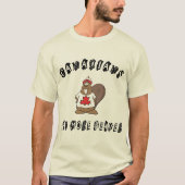 カナダ人はより多くのビーバーのTシャツを食べます Tシャツ (正面)