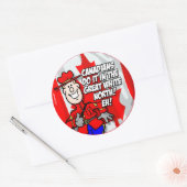 カナダ人は北の白素晴らしい所で ラウンドシール (封筒)