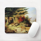 カナダ人を通したインディアンの輸送の毛皮 マウスパッド (マウス)