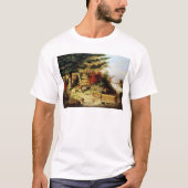 カナダ人を通したインディアンの輸送の毛皮 Tシャツ (正面)