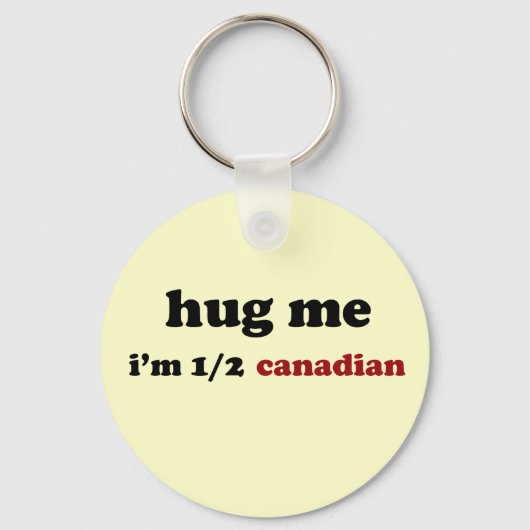 カナダ人ハーフ キーホルダー (正面)