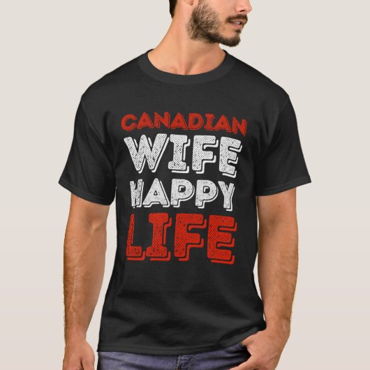 カナダ人妻ハッピーライフカナダ人妻 Tシャツ (正面)