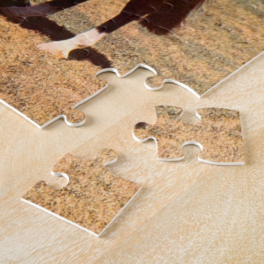 カナダ人王室の騎乗の警官 ジグソーパズル (側面)