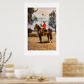 カナダ人王室の騎乗の警官 ポスター (キッチン)