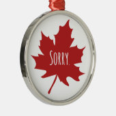 カナダ人 メタルオーナメント (右)