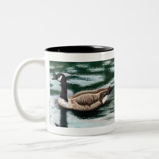 「カナダ人Goose ツートーンマグカップ (左)