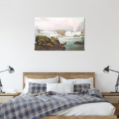 カナダ側からのナイアガラ秋の一般見解 キャンバスプリント (インサイチュ (寝室))