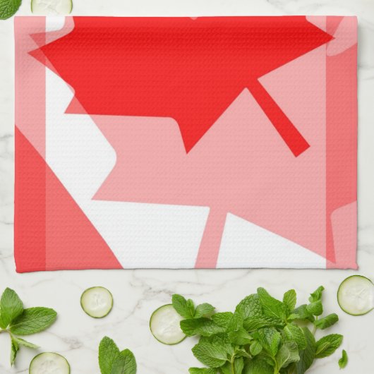 カナダ全域のカナダのメープルリーフスタイルカナダ キッチンタオル (折り畳み)