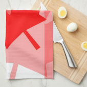 カナダ全域のカナダのメープルリーフスタイルカナダ キッチンタオル (四つ折り)