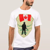 カナダ兵 Tシャツ (正面)