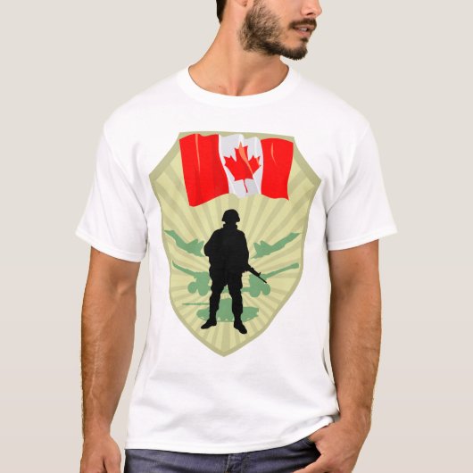 カナダ兵 Tシャツ (正面)