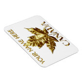 カナダ冷蔵庫用マグネット金ゴールドカナダ土産磁石 マグネット (右側)