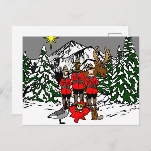 カナダ出生のシーンポストカード ポストカード (正面/裏面)