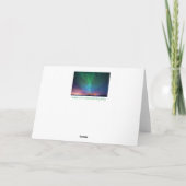 カナダ北部照明 カード (裏面)