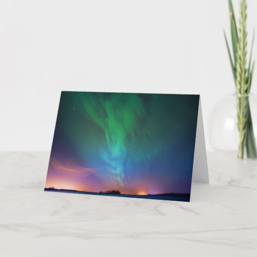 カナダ北部照明 カード (正面)