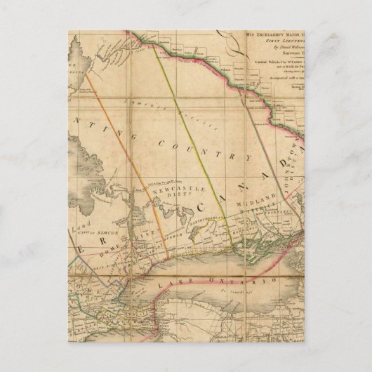 カナダ北部 ポストカード (正面)