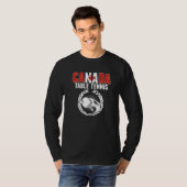 カナダ卓球 カナダ卓球チーム サポート Tシャツ (正面フル)
