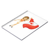 カナダ向けノートパソコンの応援 ノートブック (左側)