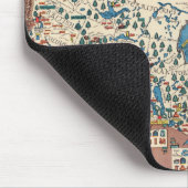 カナダ国土地図-自然·産業資源 マウスパッド (コーナー)