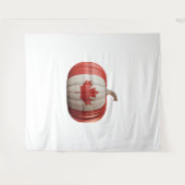 カナダ国旗かぼちゃメープルリーフ感謝祭 タペストリー (正面(横))