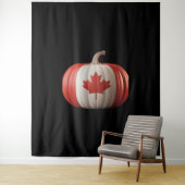 カナダ国旗かぼちゃメープルリーフ感謝祭 タペストリー (インサイチュ)