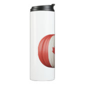 カナダ国旗かぼちゃメープルリーフ感謝祭 タンブラー (回転左)