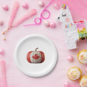 カナダ国旗かぼちゃメープルリーフ感謝祭 ペーパープレート (パーティー)