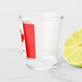カナダ国旗とカナダの国の愛国者/スポーツ ショットグラス (右)