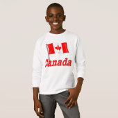 カナダ国旗と文字 (正面フル)