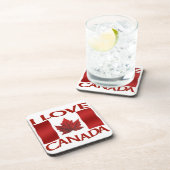 カナダ国旗のお土産コースターカスタムカナダのギフト コースター (右側)
