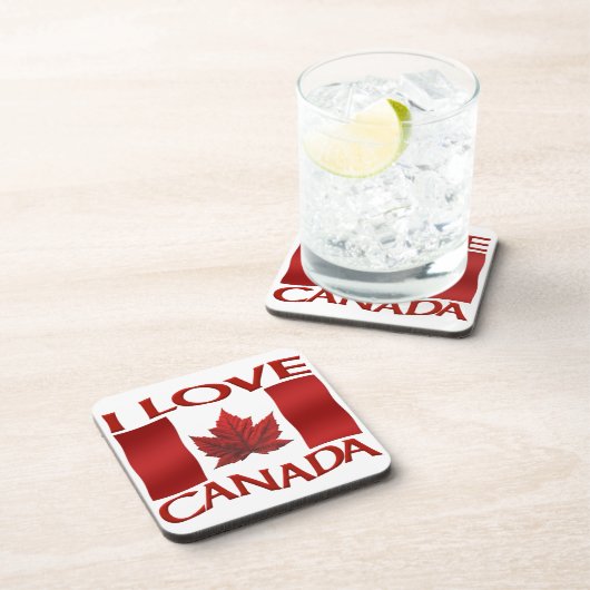 カナダ国旗のお土産コースターカスタムカナダのギフト コースター (右側)