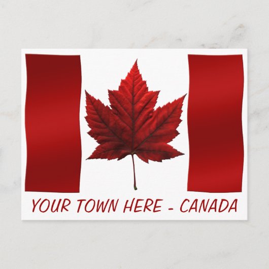 カナダ国旗のはがきカナダの土産はがき ポストカード (正面)