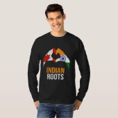 カナダ国旗のインディアンルーツ Tシャツ (正面フル)