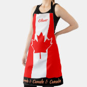 カナダ国旗のエプロン、カナダシェフキッチン エプロン (インサイチュ)