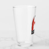 カナダ国旗のエンブレム動揺してヴィンテージ タンブラーグラス (右)