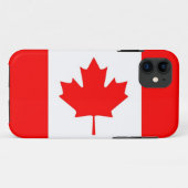 カナダ国旗のケース Case-Mate iPhoneケース (裏面(横))
