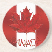 カナダ国旗のコースターCanada土産コースター コースター (正面)
