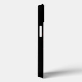 カナダ国旗のスカルオンブラック Case-Mate iPhoneケース (裏面 / 右)
