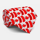 カナダ国旗のタイ ネクタイ (ロール)