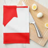 カナダ国旗のタオル キッチンタオル (四つ折り)