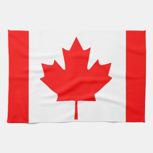 カナダ国旗のタオル キッチンタオル (横)