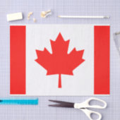 カナダ国旗のティッシュペーパー 薄葉紙 (クラフト)
