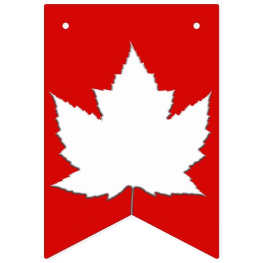 カナダ国旗のバンティング旗カナダの日の装飾 バンティングフラッグ (第2の旗)