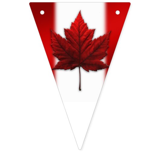 カナダ国旗のバンティング旗カナダの日の装飾 バンティングフラッグ (第3の旗)
