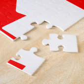 カナダ国旗のパズル ジグソーパズル (側面)